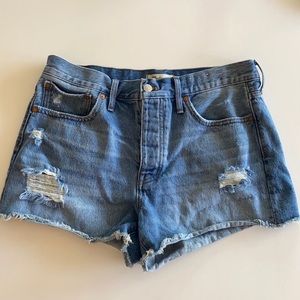 Madewell Relaxed Denim Shorts Homecrest Wash